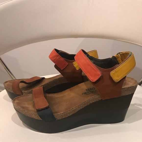 naot miracle wedge sandal